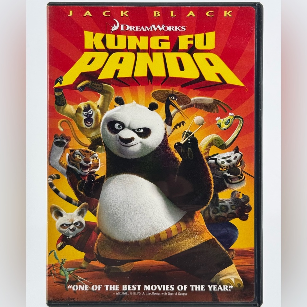 Kung Fu Panda on DVD.